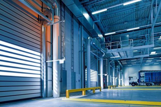 volet industriel entrepot